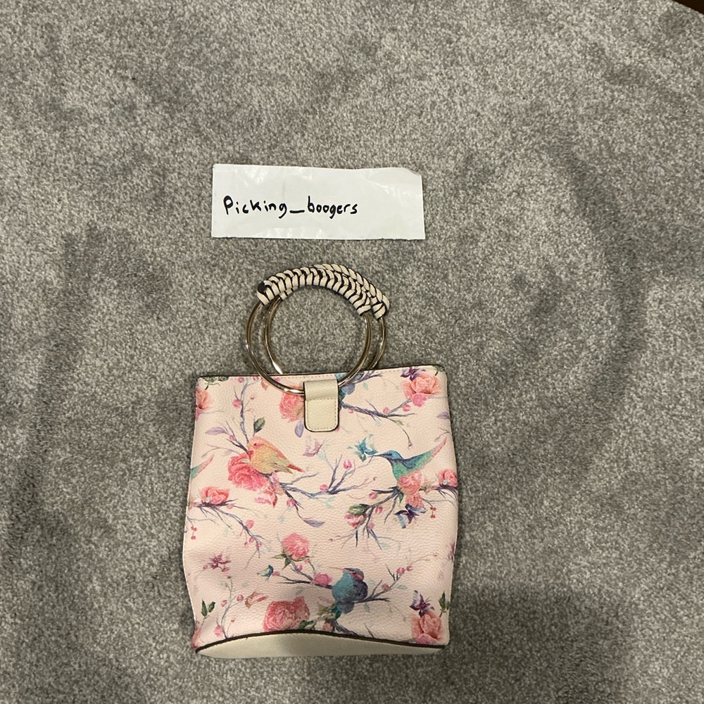 Carlos‎ by Carlos Santana Pink Floral Mini Bag
